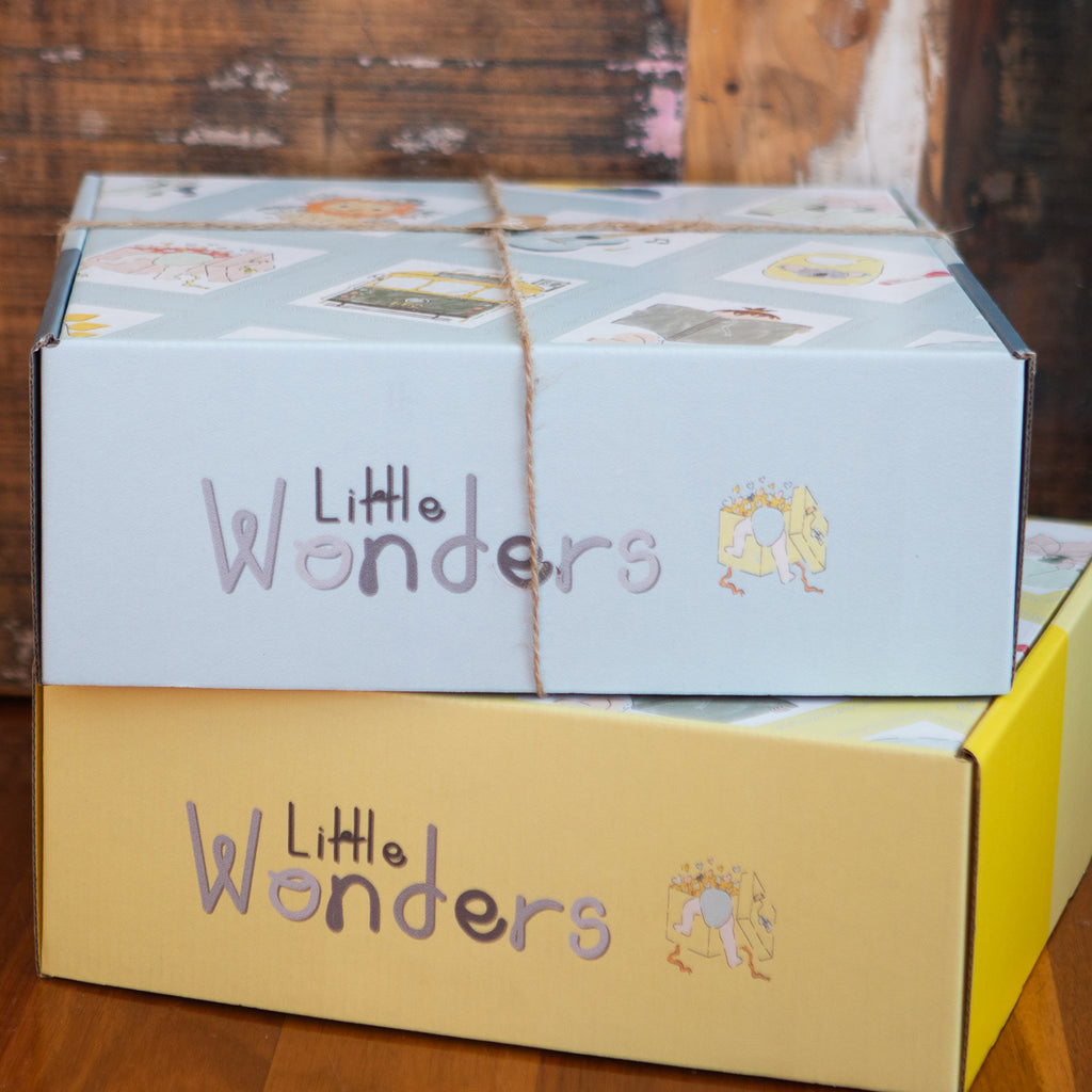 Eco Friendly and Customisable Gifting Boxes. Personalisation can be done straight away with little stickers on the box and the name of the lucky receiver.